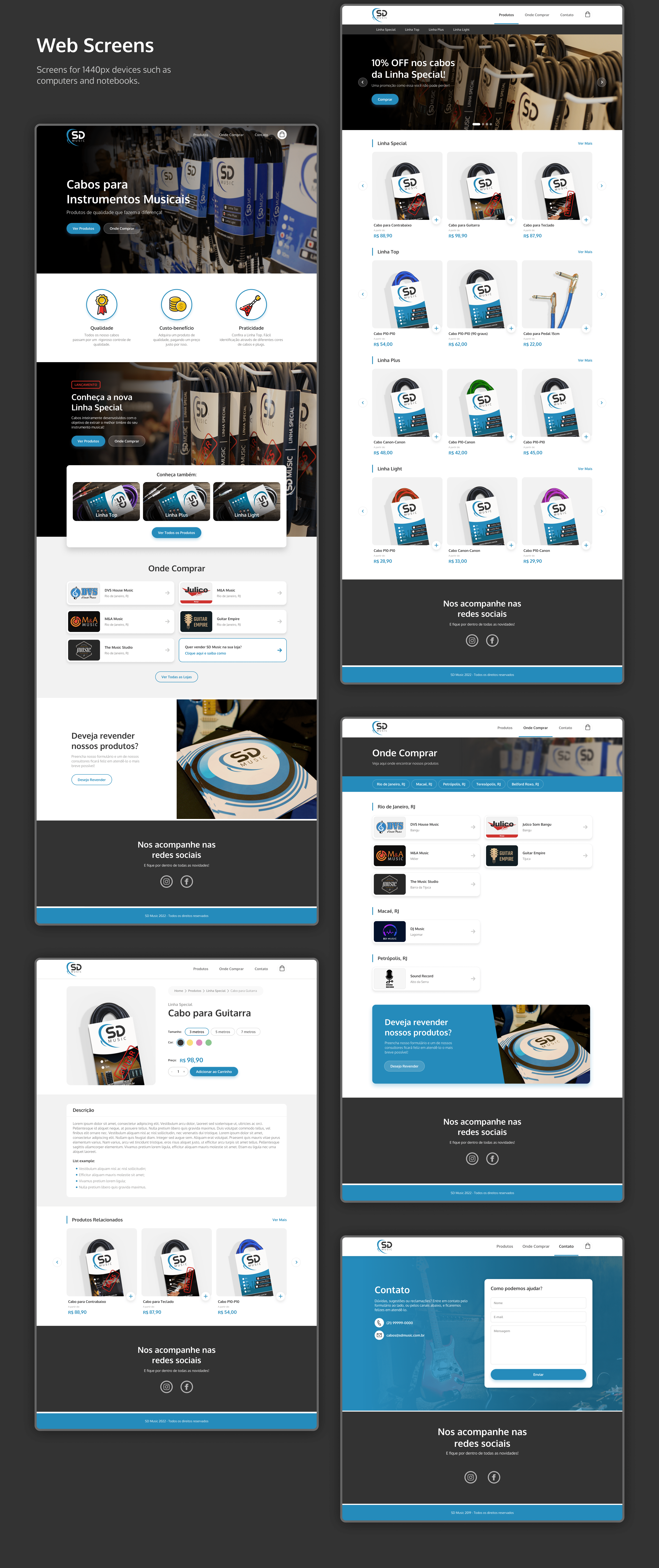 SD Music Website Design 05